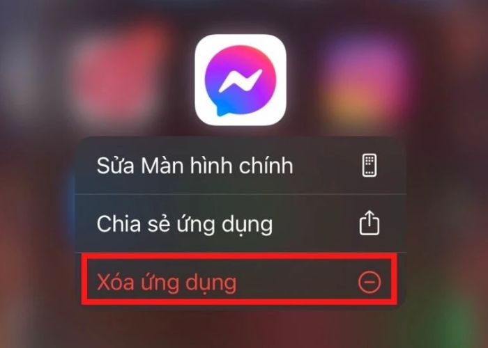 Chọn ứng dụng cần ẩn khỏi màn hình chính