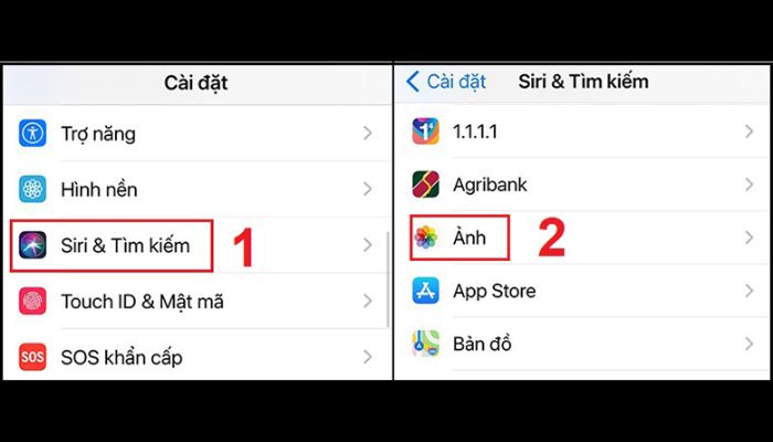 Cách ẩn ứng dụng trên iPhone Mở Siri và Tìm kiếm để ẩn ứng dụng