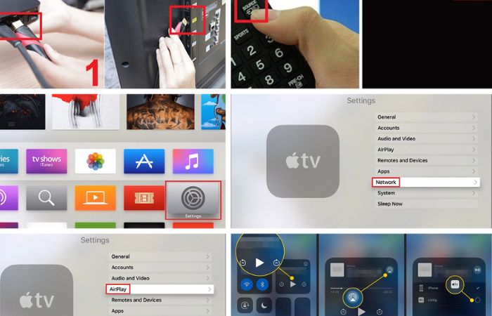 Sử dụng airplay kết nối điện thoại iphone với tivi nhanh chóng, đơn giản