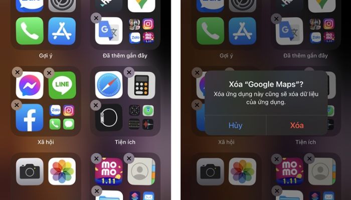 Cách ẩn ứng dụng trên iPhone Sử dụng App Library để ẩn ứng dụng