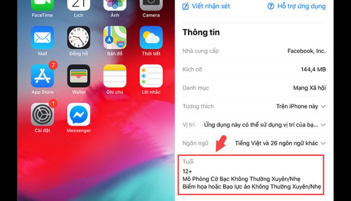 Xem độ tuổi giới hạn của ứng dụng trên App Store